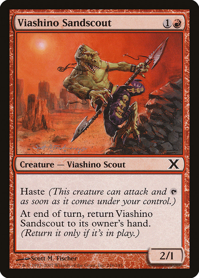 mtg viashino cards Viashino Spearhunter - Magic: The Gathering Singles  Core Sets  Magic  2010 (M10)
