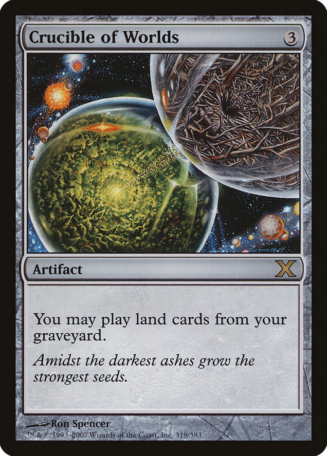 Crucible of Worlds | 10th Edition Foil | Modern | Card Kingdom