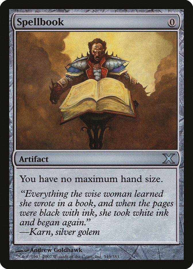 mtg max cards in hand Spellbook | 10th Edition | Modern