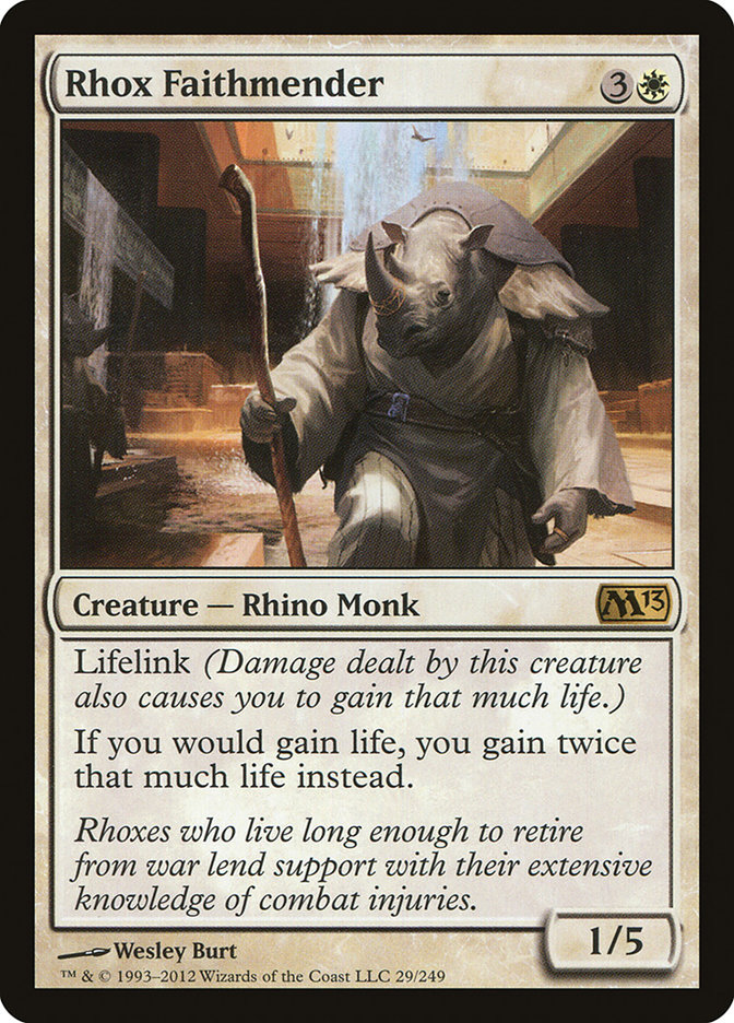 Rhox Faithmender | 2013 Core Set Foil | Modern | Card Kingdom