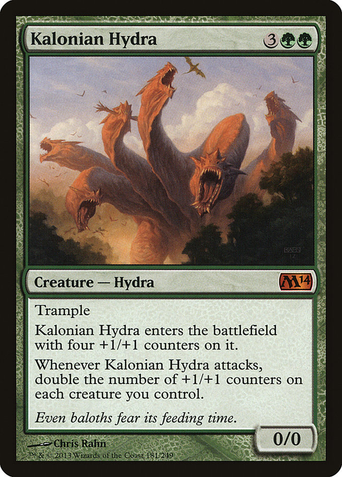 MTG M14 カロニアのハイドラ ロシア語版 foil 2014-core-set-190566?blend=