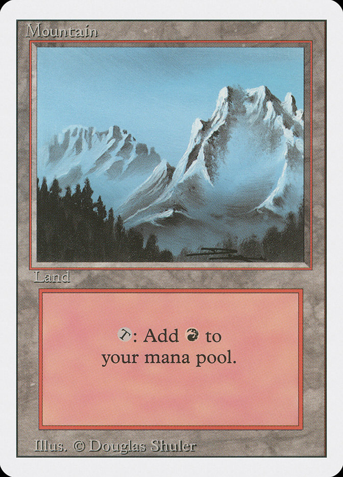 mtg mountain card Mountain (kb343) (Kai Budde) [World Championship Decks 1999] main image 1
