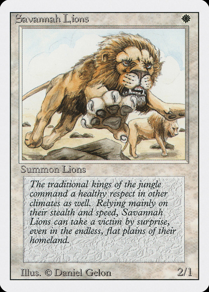 Savannah Lions | 3rd Edition | Card Kingdom