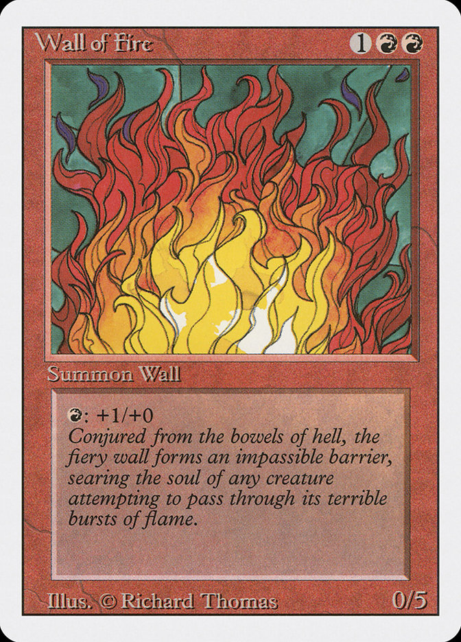Wall of Fire | 3rd Edition | Card Kingdom