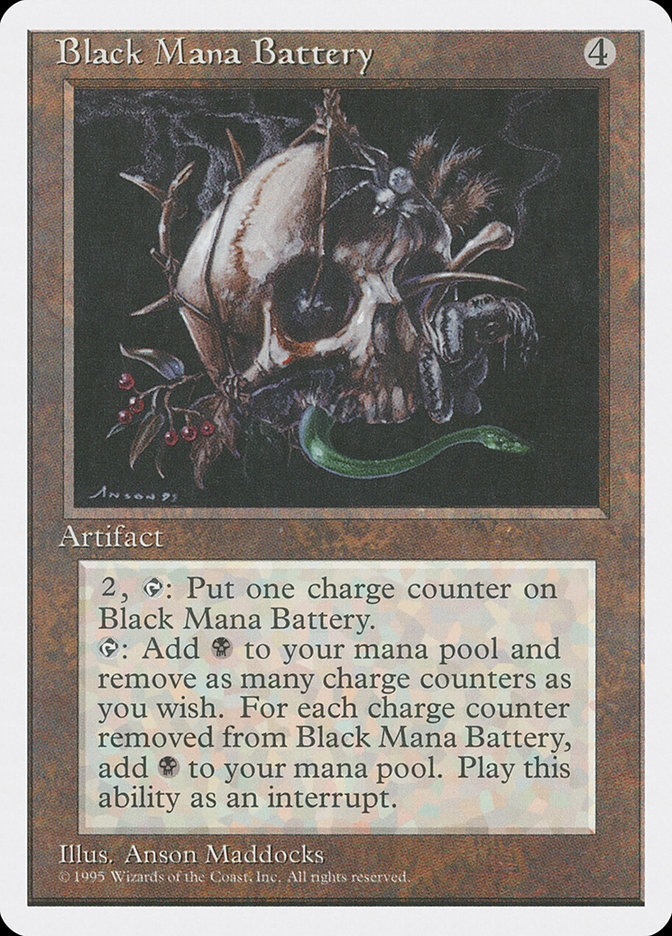 MTG　Blue Mana Battery AP　アーティストプルーフ　アート Blue Mana Battery · Fourth Edition (4ED) #300 · Scryfall Magic
