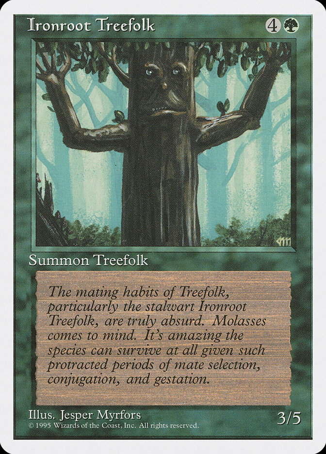 Ironroot Treefolk | 4th Edition | Card Kingdom