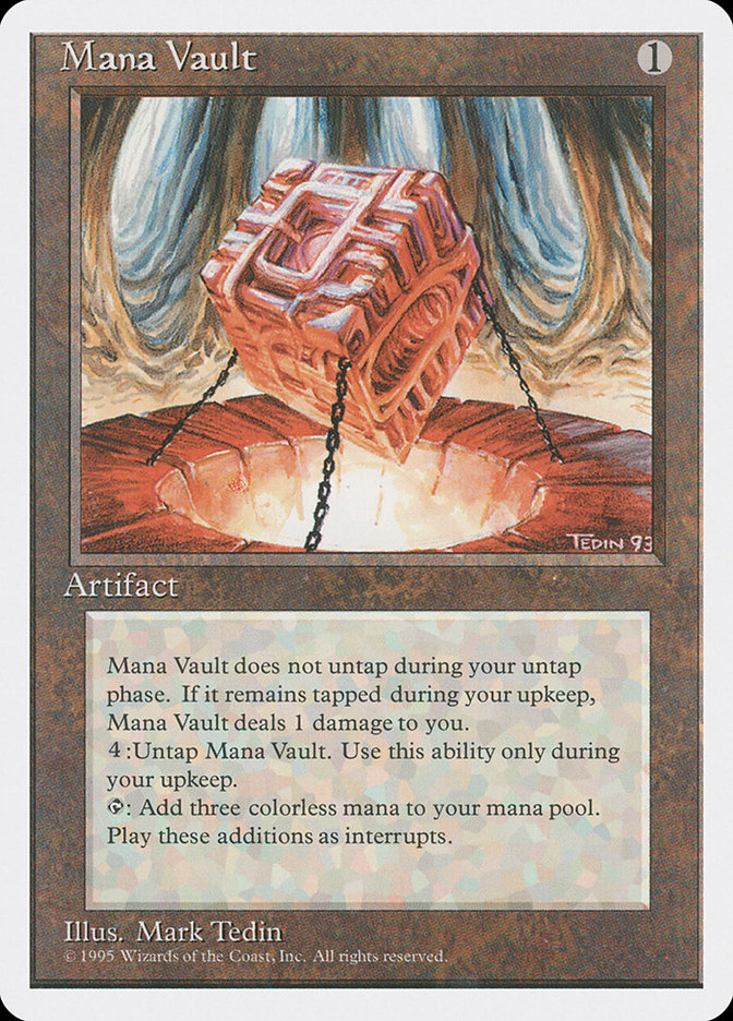 MtG 4th Edition Rare Mana Vault