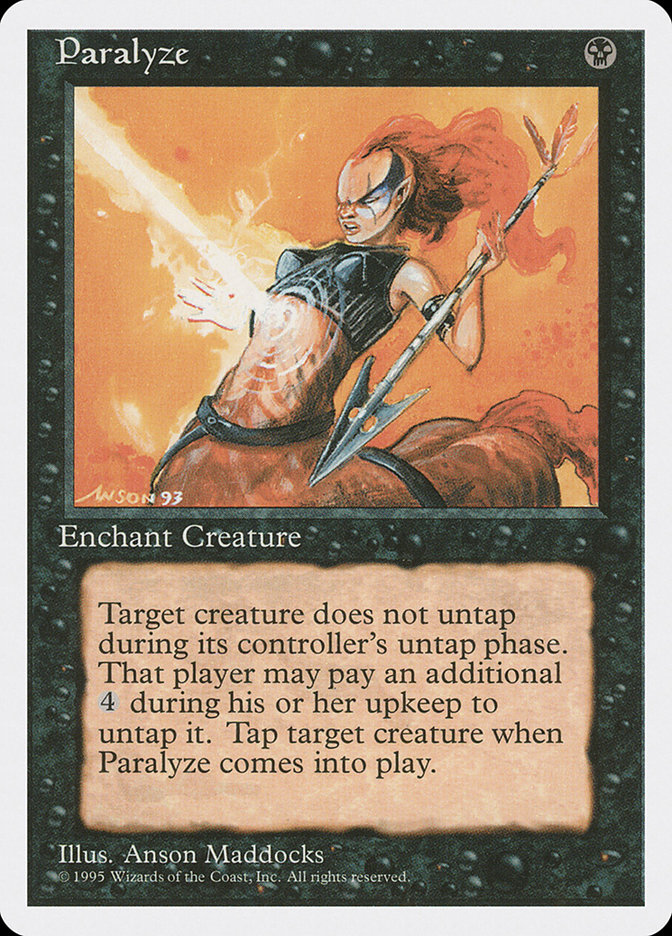 mtg weakness card Dragons Playmat TCG Deskmat For Games  The Clover Artist Mint / near mint condition trading card Weakness | 4th Edition |