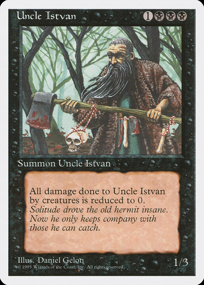 uncle ben mtg card With great power comes... this some are calling Ben's Memorial!  MTGxSpiderMan MTG Uncle Istvan Fourth Edition