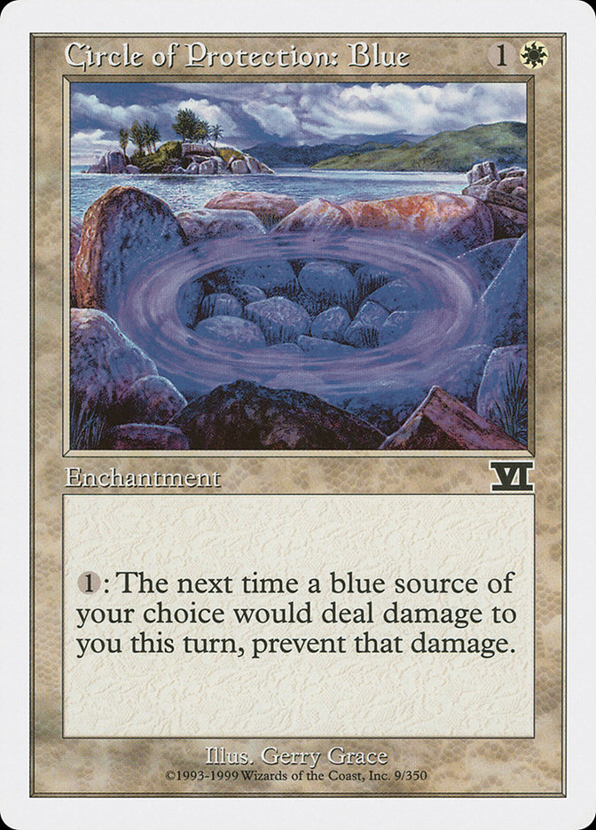 mtg blue protection cards Circle of Protection: [Ice Age]  The Nerdporium Rules Text: protection, from, 372