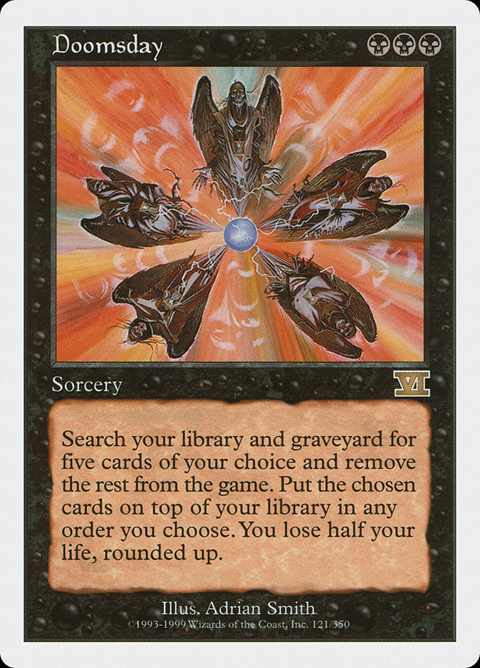 doomsday mtg card [88] [Masters 25] [Foil]  Face to Face Games draw a card. Doomsday Specter - The List