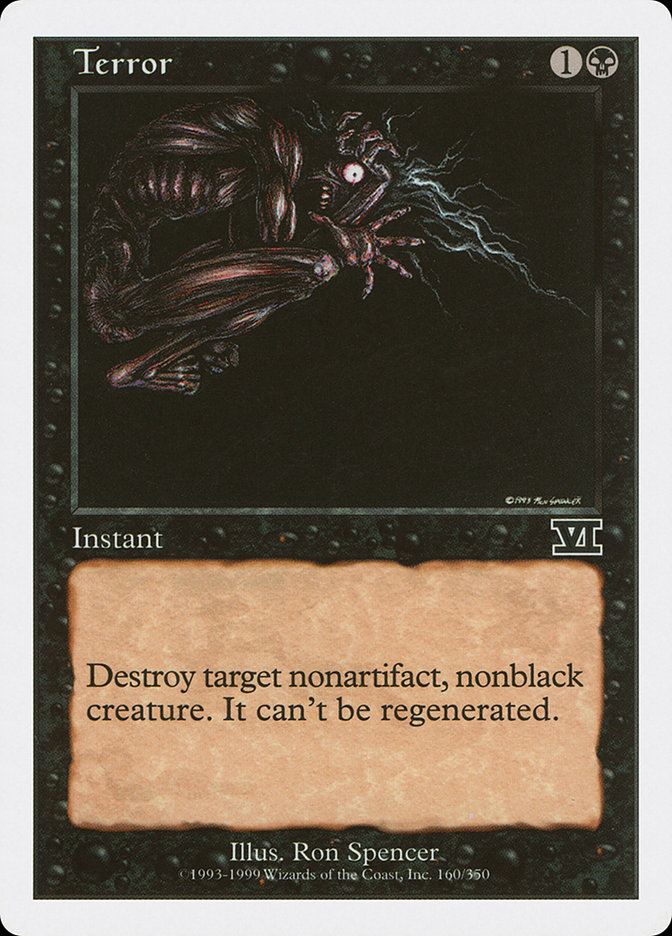 mtg terror card Print The fonts open sourced and or properly commercially licensed Terror | 10th Edition |