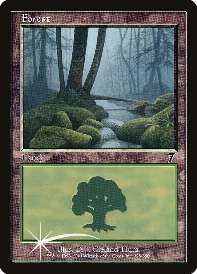 MTG FOIL 7ED Forest 森12枚セット328 Forest | 7th Edition Foil | Card Kingdom