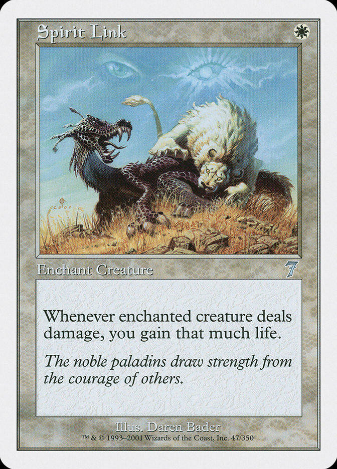 link mtg card Magic The Gathering - Spirit Enchant creature (Target a creature as you cast this Magic the Gathering MTG Card: