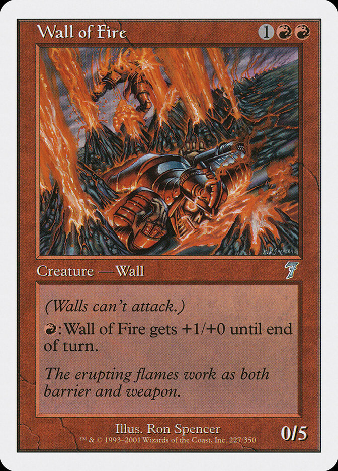 Wall of Fire | 7th Edition | Card Kingdom