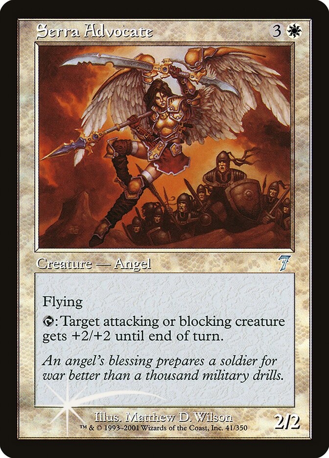 Serra Advocate | 7th Edition Foil | Card Kingdom