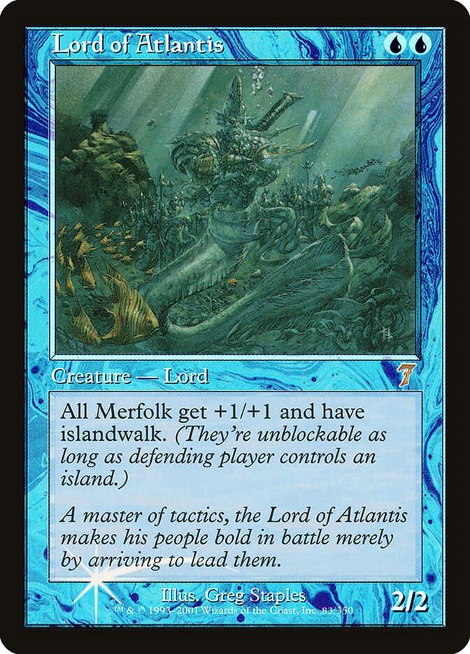 【Foil】アトランティスの王/Lord of Atlantis[DCI] Lord of Atlantis | Promotional | Card Kingdom