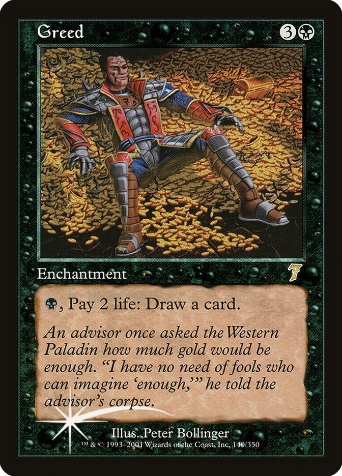 Greed | 7th Edition Foil | Card Kingdom