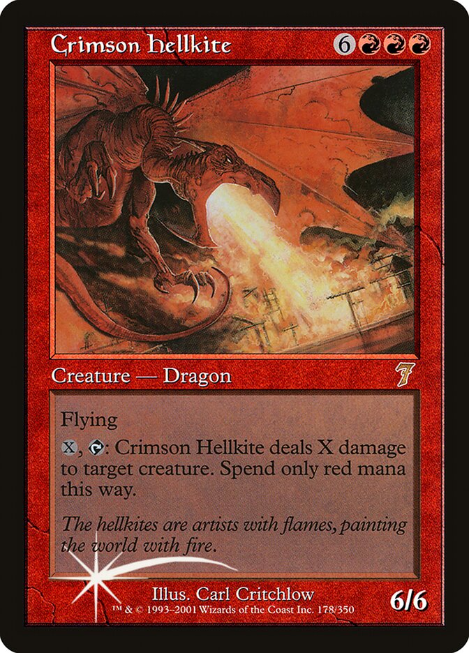 Crimson Hellkite | 7th Edition Foil | Card Kingdom