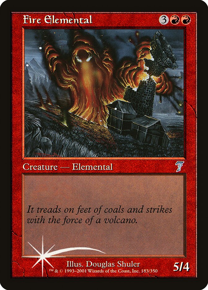 Fire Elemental | 7th Edition Foil | Card Kingdom