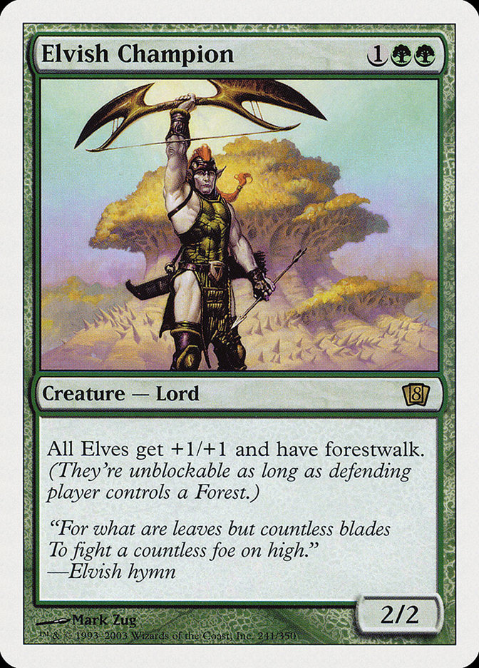 mtg 8th edition card list Magic: the Gathering - Elvish Champion