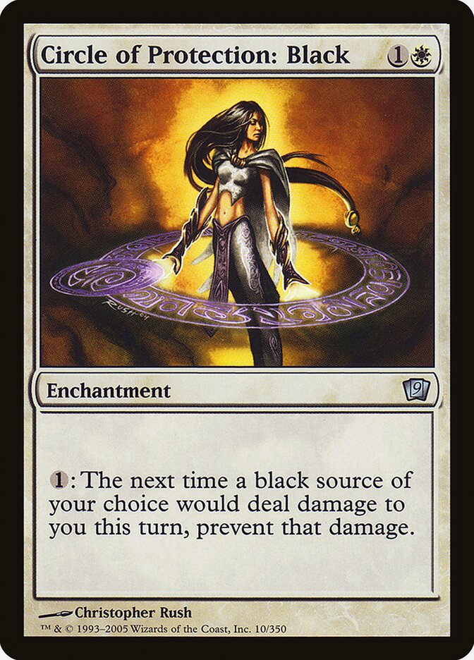 Circle of Protection: Black | 9th Edition Foil | Modern | Card Kingdom