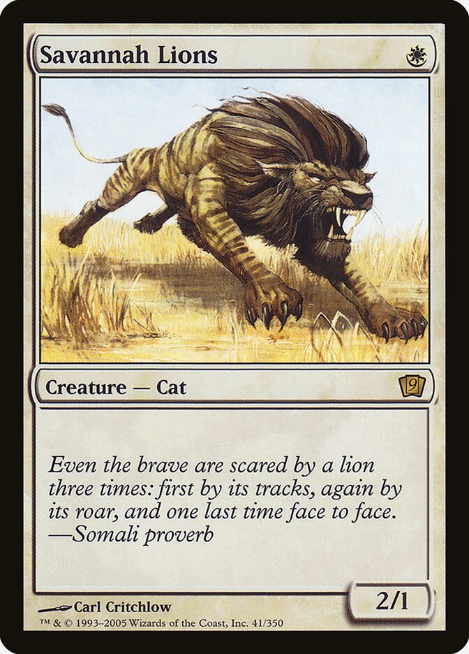 Savannah Lions | 8th Edition Foil | Modern | Card Kingdom