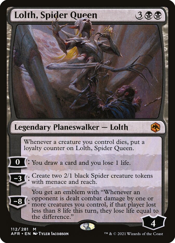 mtg all town cards Lorcan, Warlock Collector [Dungeons & Dragons: Adventures in the Forgo main image 0