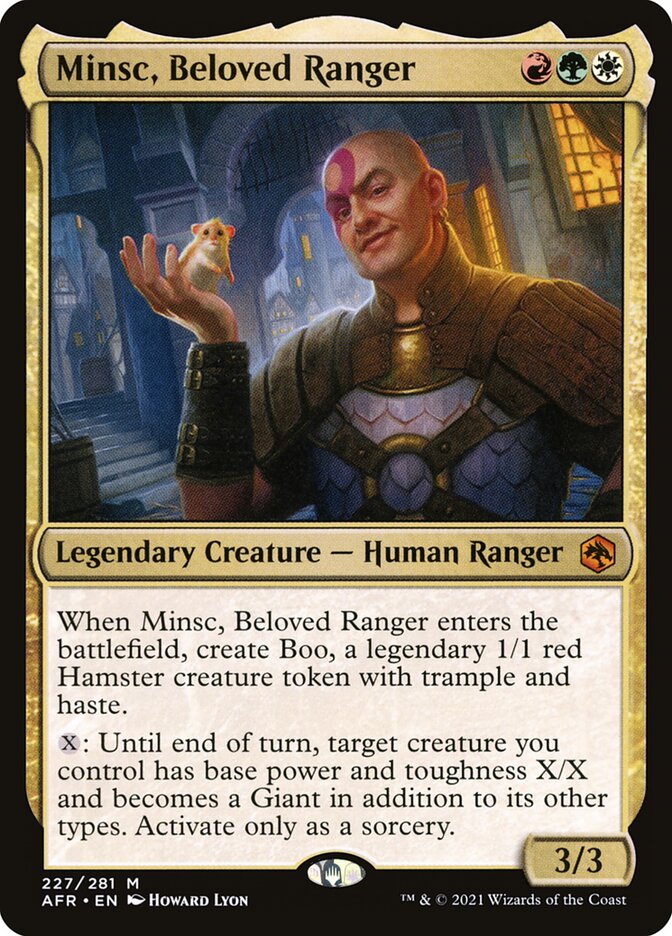 minsc mtg card MTG Commander Deck EDH Deck Minsc & Boo, Timeless heroes 100 Magic Car –  Moonveil Games main image 1