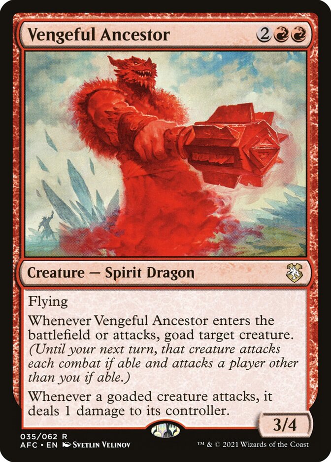 Vengeful Ancestor | Adventures in the Forgotten Realms Commander Decks |  Commander | Card Kingdom