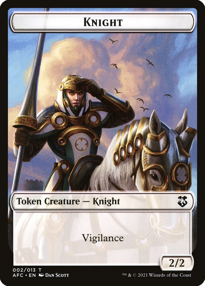 Knight Token | March of the Machine | Standard | Card Kingdom