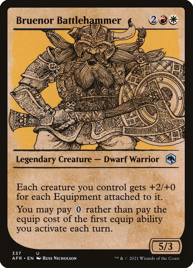 mtg dungeons and dragons card prices Bruenor Battlehammer [Dungeons & Dragons: Adventures in the Forgotten Magic: The Gathering Adventures in