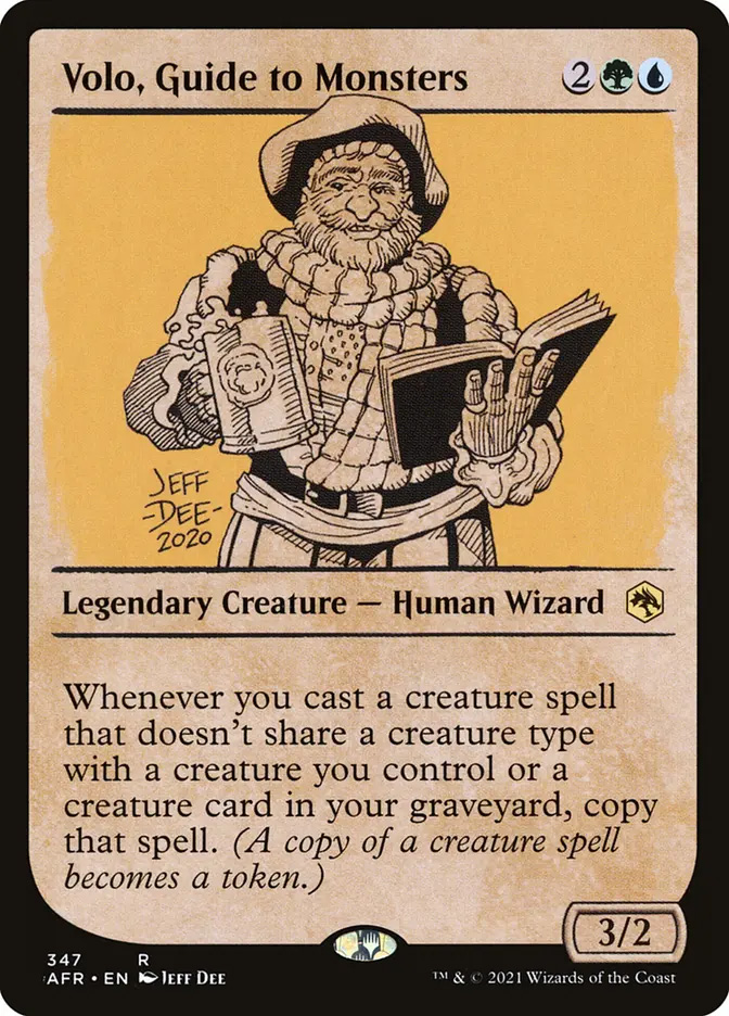 volo mtg card Commander Deck EDH Deck Volo, Guide to Monsters 100 Magic Cards  Moonveil Games a legendary colorless artifact token with hexproof and Whenever you cast a creature spell Volo, Guide to Monsters Commander