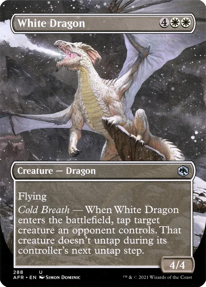 mtg forgotten realms dragon cards Red Art Card (Gold-Stamped Signature) [Dungeons & Dragons: Adve Chaos Dragon cant attack those players or planeswalkers they control this combat. Magic The Gathering Trading Card