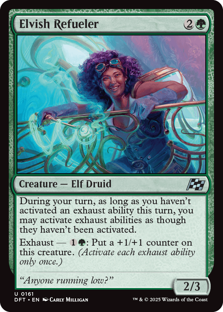 Elvish Refueler | Aetherdrift Foil | Standard | Card Kingdom