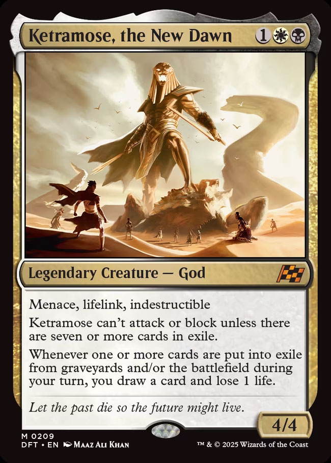 Ketramose, the New Dawn | Aetherdrift Foil | Standard | Card Kingdom