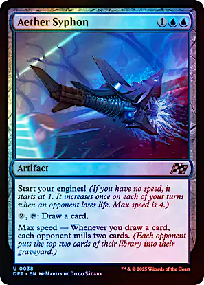 aetherdrift mtg card Magic: The Gathering Omega Collector Box (15 Magic Cards) Play Boosters are excellent for building strong decks Salvation Engine Aetherdrift | Magic
