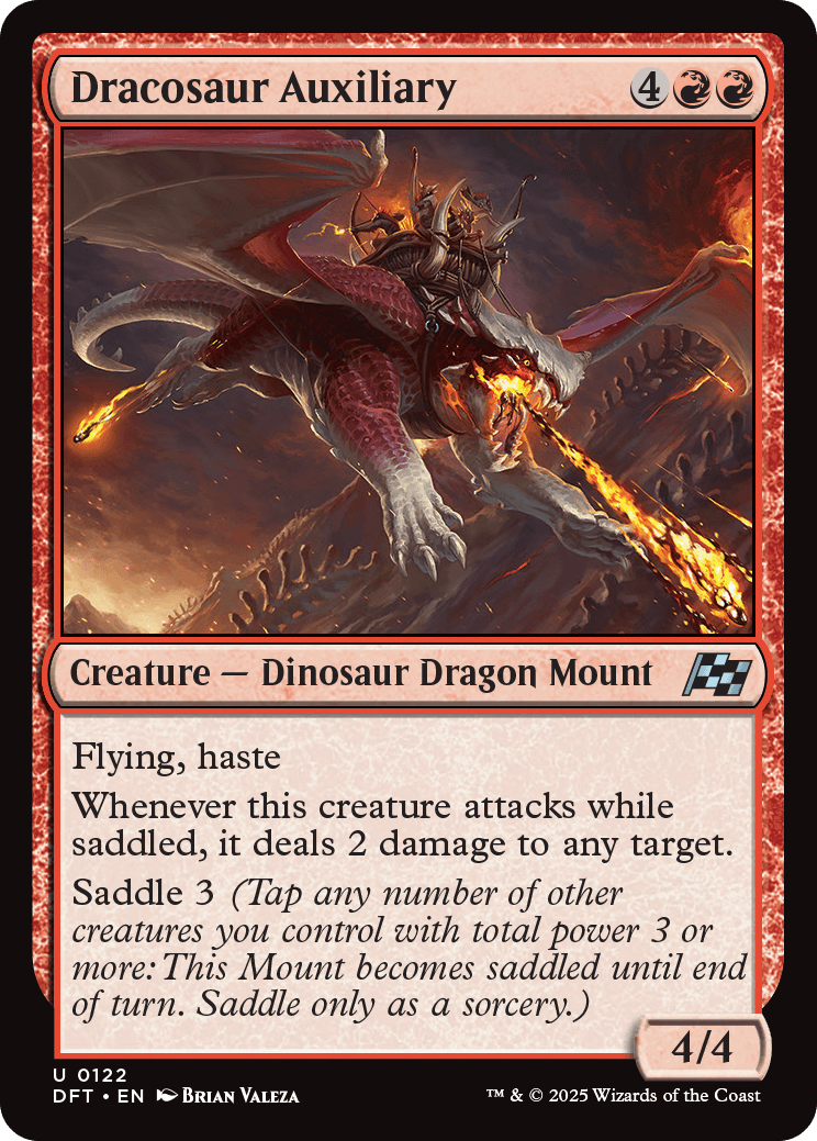 Dracosaur Auxiliary | Aetherdrift Foil | Standard | Card Kingdom