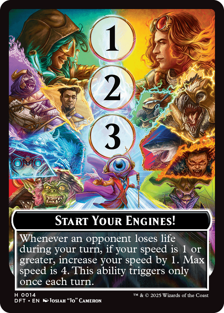 Start Your Engines! Token | Aetherdrift Foil | Standard