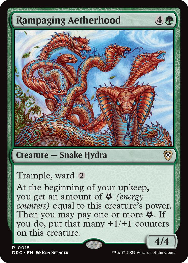 Rampaging Aetherhood | Aetherdrift Commander Decks | Commander | Card  Kingdom