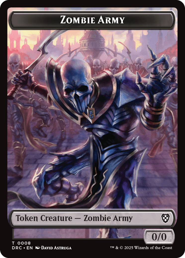 Zombie Army Token // Shapeshifter Token | Aetherdrift Commander Decks |  Commander | Card Kingdom