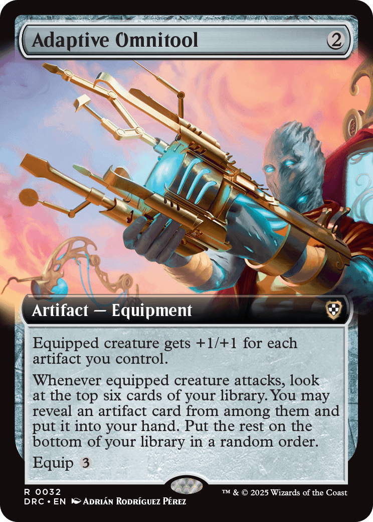 Adaptive Omnitool | Aetherdrift Commander Decks Variants | Commander | Card  Kingdom
