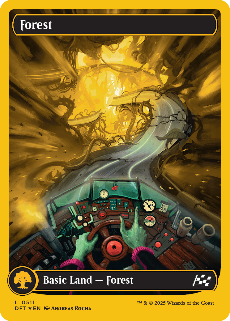 Forest | Aetherdrift Variants Foil | Standard | Card Kingdom