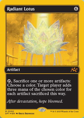 Radiant Lotus | Aetherdrift Variants Foil | Standard | Card