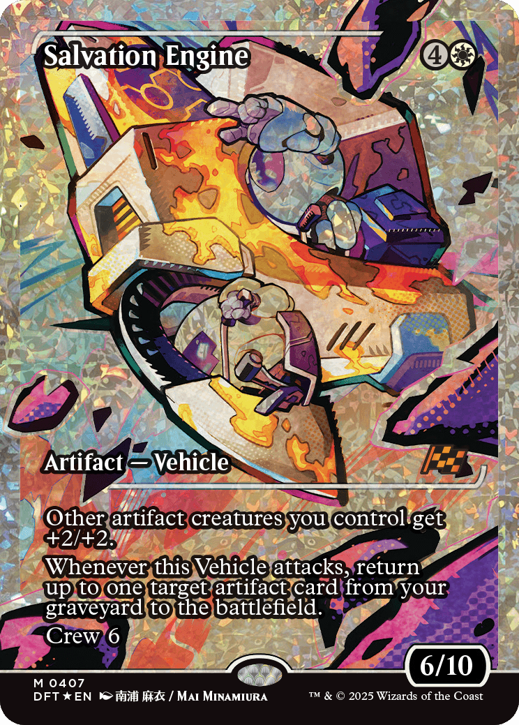 Salvation Engine | Aetherdrift Variants Foil | Standard | Card Kingdom