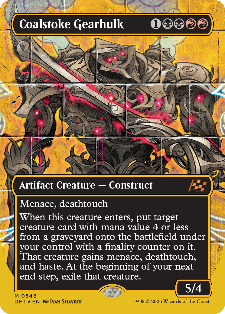 Coalstoke Gearhulk | Aetherdrift Variants Foil | Standard | Card