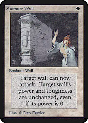 mtg cards that allow walls to attack Defender keyword guide Mint / near mint condition trading card Wall of Razors | Stronghold