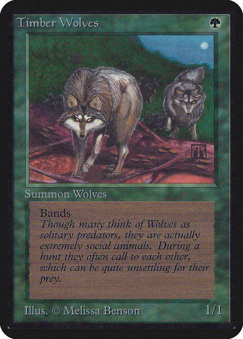 マジック：ザ・ギャザリング MTG Timber Wolves 30th Timber Wolves (Retro Frame) - 30th Anniversary Edition