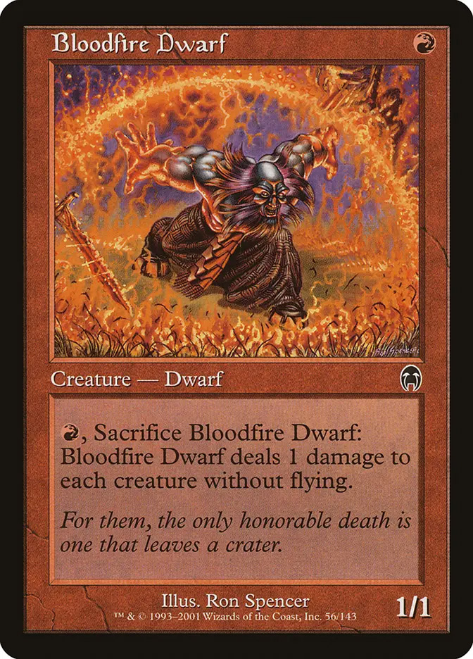 Dwarven Bloodboiler | Judgment Foil | Card Kingdom