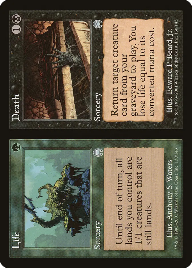 apocalypse mtg card Arcane Alterations Sheoldred, The Flying Apocalypse Demons power and toughness are each equal to the number of cards in your graveyard Life // Death | Apocalypse